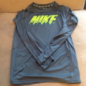 Long sleeve nike shirt.